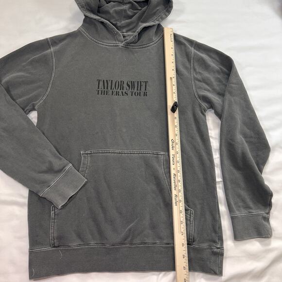Taylor Swift The Eras Tour Hoodie Size S Gray Distressed Concert Music Casual - Picture 6 of 14